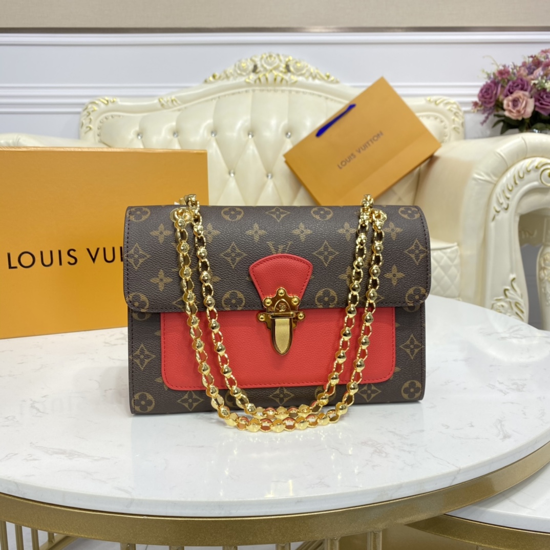 Louis Vuitton VICTOIRE Handbag Monogram M41731 Cerise Red